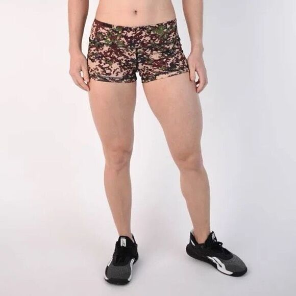 FLEO Digi Camo Shorts (Original) size small brown green - Picture 7 of 10